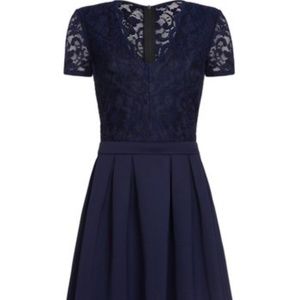 NWT Iska  London Navy Dress, size 10/12